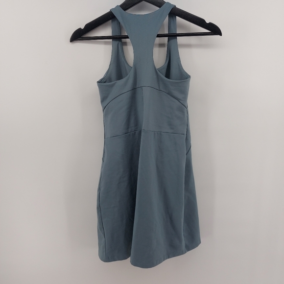 Girlfriend Collective Gray Green Exercise Dress Size Small - Picture 4 of 6